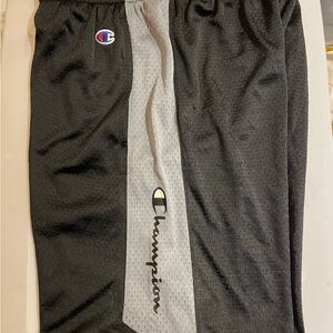 Champion Men’s Dark Blue and Light Blue Mesh Shorts